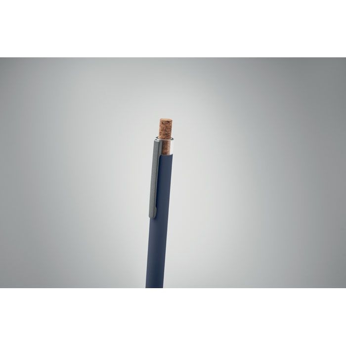 MO2652-04Bergamo _ Druckkugelschreiber recy. Alu_ blau