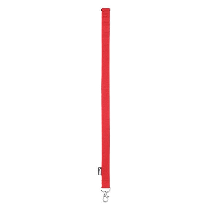 MO6100-05Lany Rpet Lanyard RPET 20mm_ rot