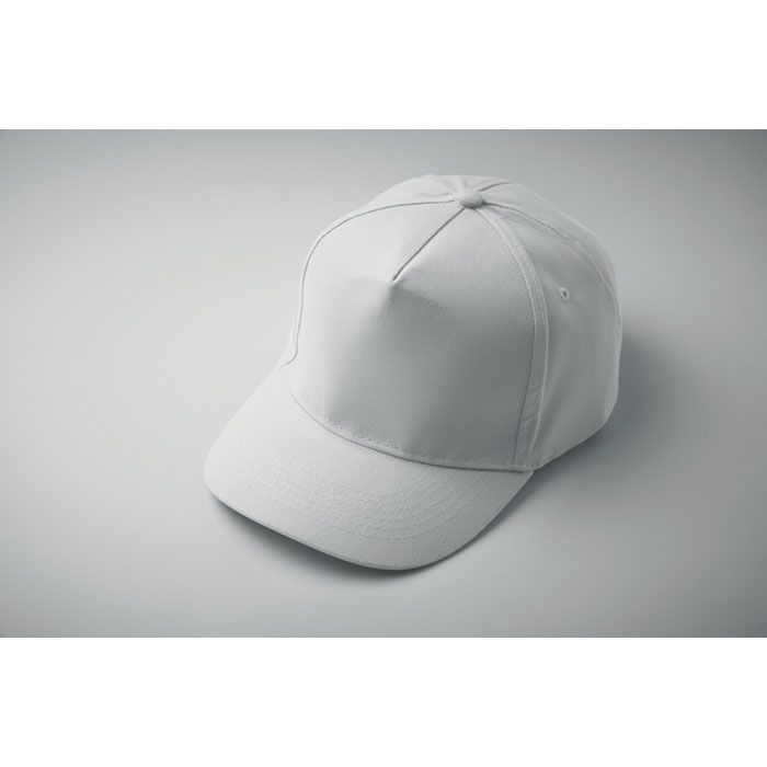 MO2345-06Sunny Baseball cap 5 panels 180gr_ weiss