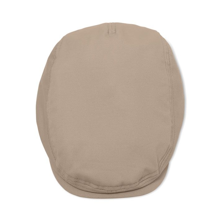 MO2850-13Flat Peak Newsboy-Kappe 235 g_m²_ beige