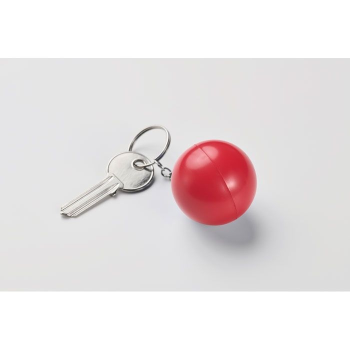 MO2454-05Cirkely Schluesselring Kugelform PU_ rot