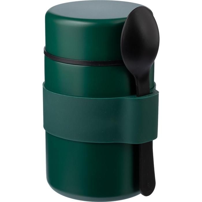 GI1096712-01Doppelwandige Lunchbox Niko aus Edelstahl_ schwarz