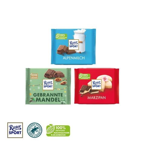 CD95477-01Schokotafel Ritter SPORT „Rentier“