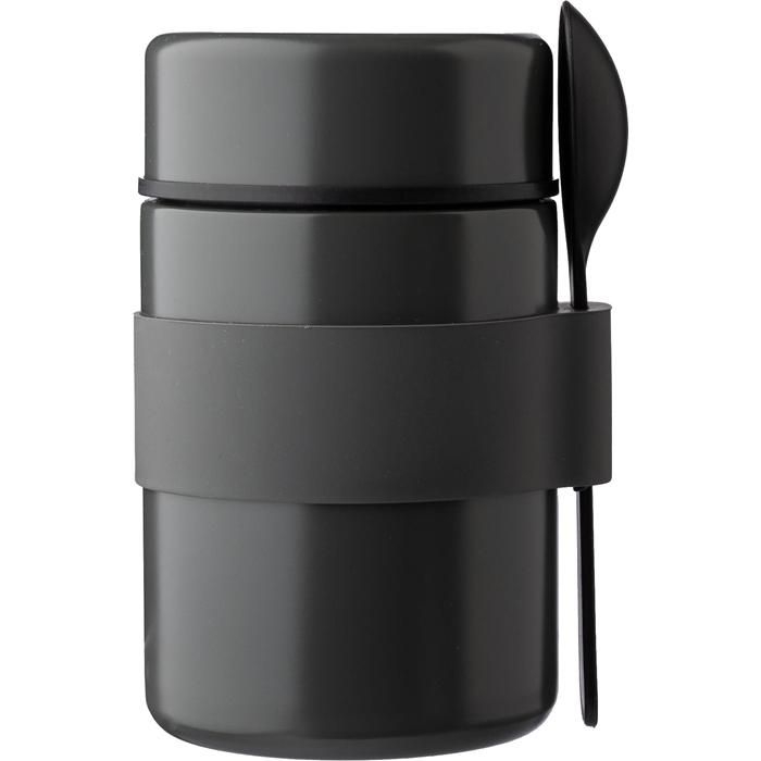 GI1096712-03Doppelwandige Lunchbox Niko aus Edelstahl_ grau