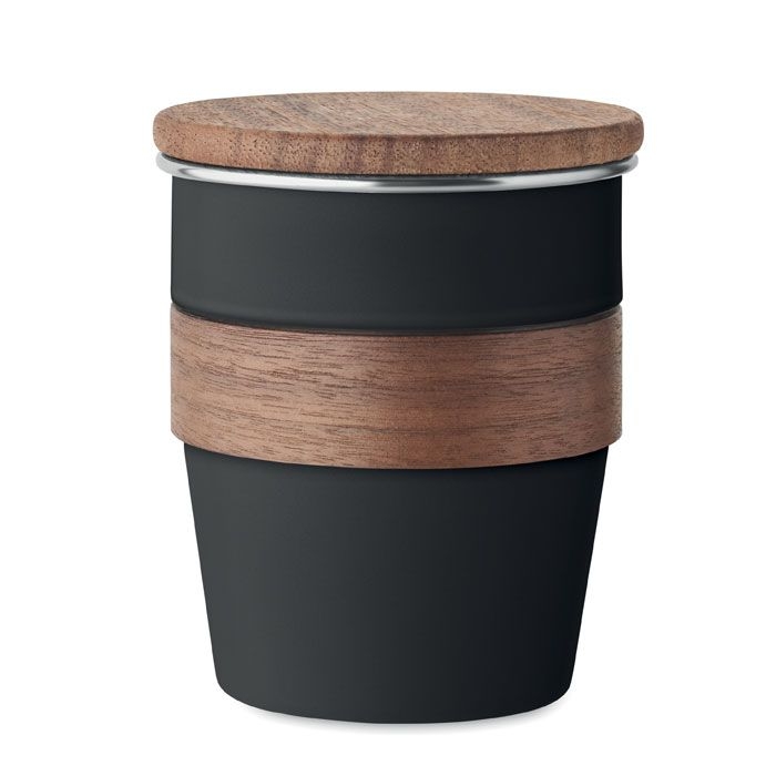 MO2322-03Walnut Einwandiger Becher 350 ml_ schwarz