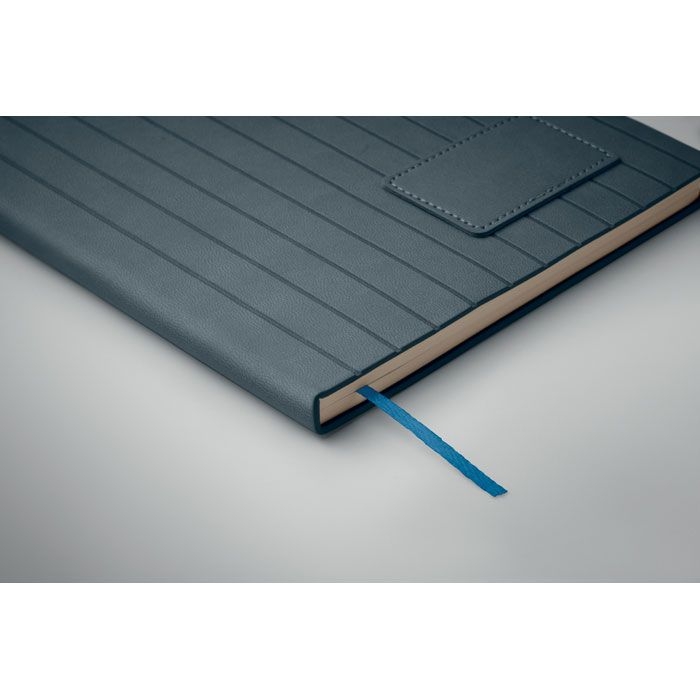 MO2663-04Tintray DIN A5 Smokey Notizbuch PU_ blau