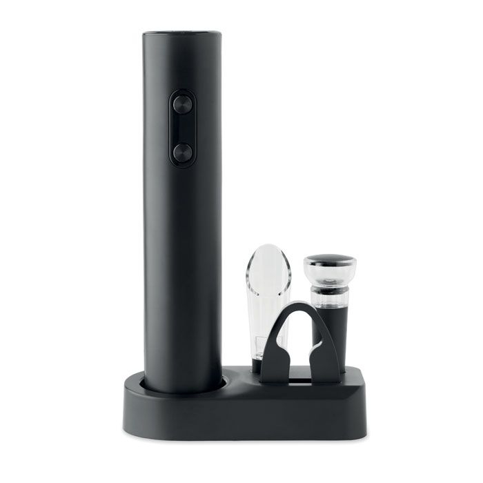 MO3162-03Vino Set Elektrischer Korkenzieher_ schwarz