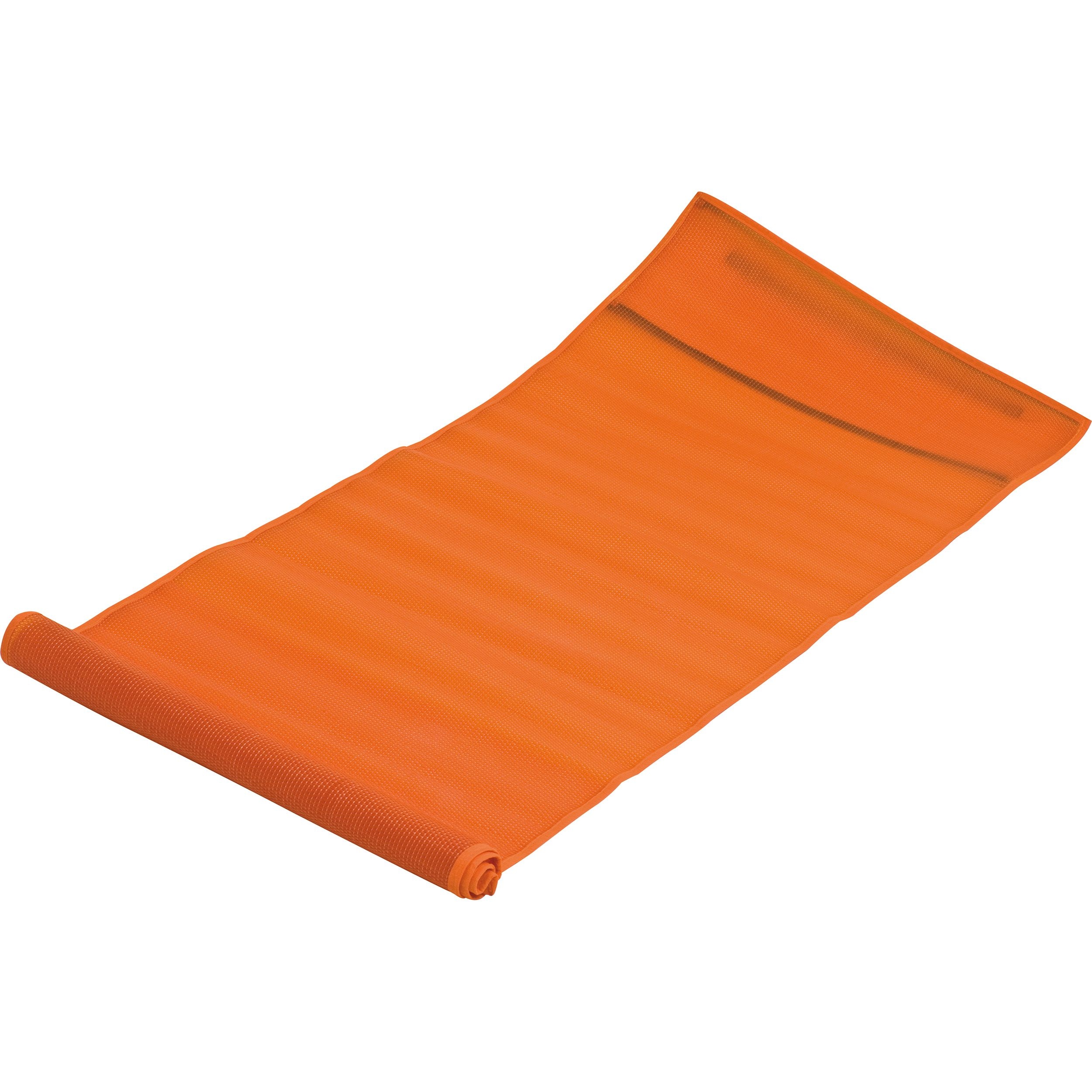 MA58613-10Strandmatte aus wasserabweisendem Kunststoff KAROLINA_ orange