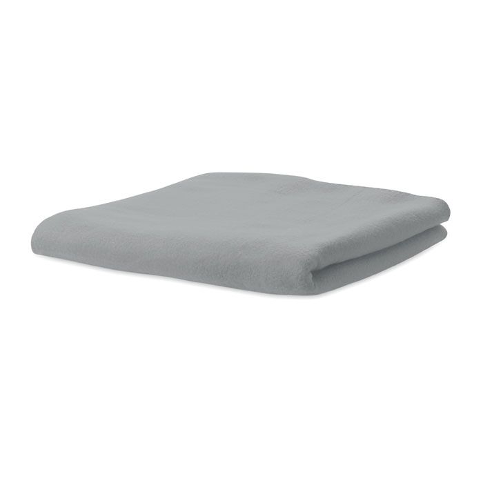 MO7245-16Stavenger Fleece-Decke_ mattsilber