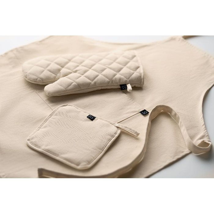 MO3171-13Gala Set Kuechen-Set recy. Baumwolle_ beige