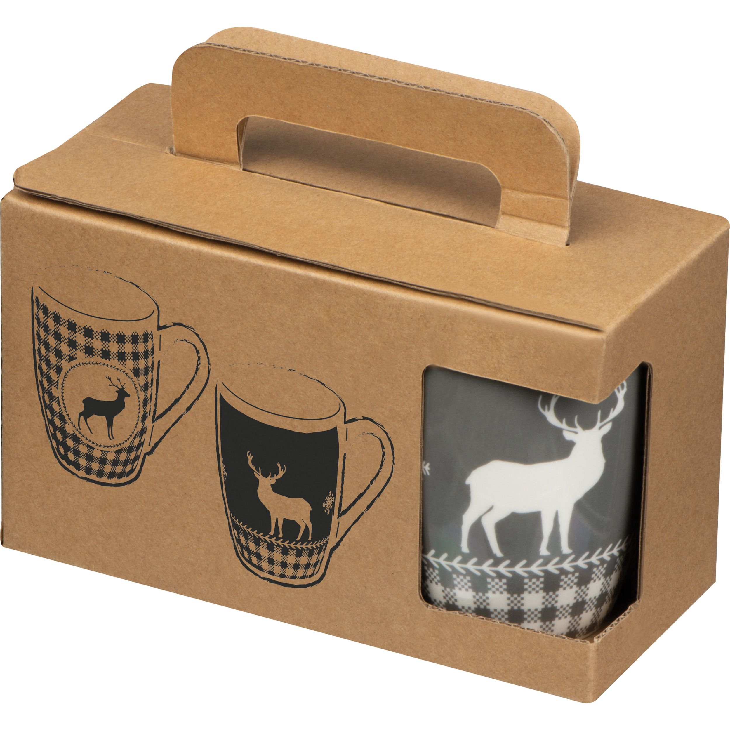 MA82536-MCSet aus 2 Weihnachtstassen ARMIN_ mehrfarbig