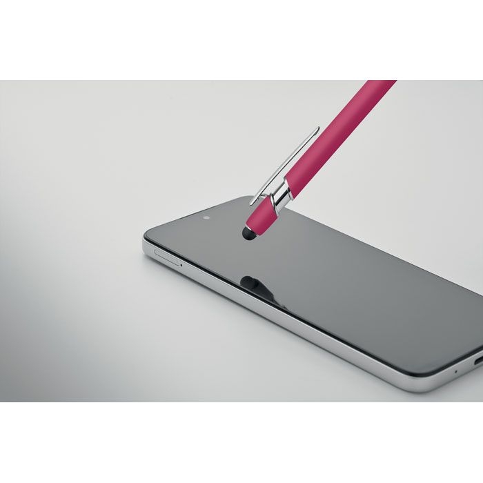 MO2798-38Siparo Druckkugelschreiber mit Stylus_ fuchsia