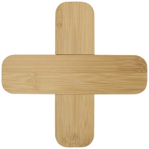 PF126364-1Croc Untersetzer aus Bambus – gross_ natur