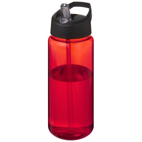 PF210446-4H2O Active® Octave Tritan™ 600 ml Sportflasche mit Ausgussdeckel_ rot_schwarz