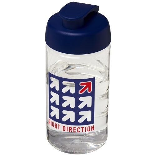 PF210050-3H2O Active® Bop 500 ml Sportflasche mit Klappdeckel_ transparent_blau