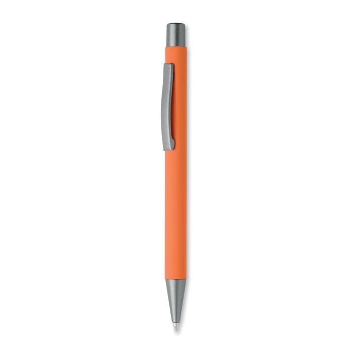 MO3222-10Nali Druckkugelschreiber recy. Alu_ orange