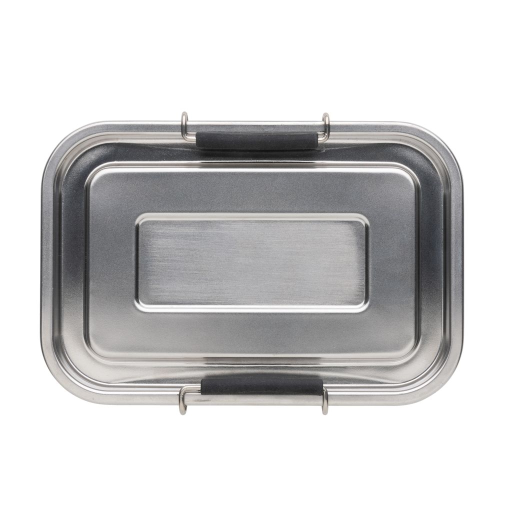 XDP269.08-2Auslaufsichere Lunchbox aus RCS recyceltem Stainless Steel_ silber
