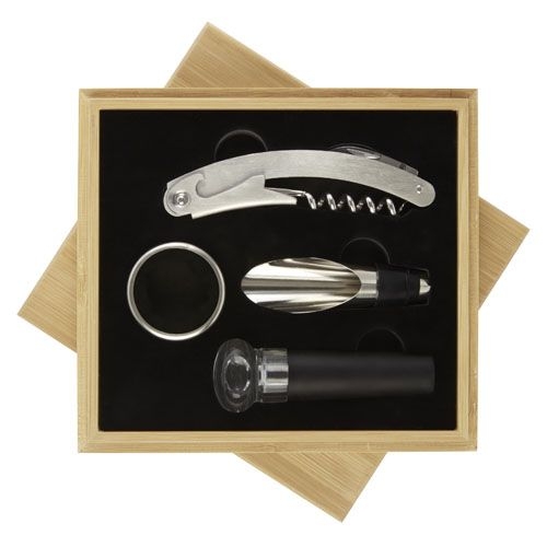 PF113147-1Syrat 4-teiliges Weinset_ natur_silber