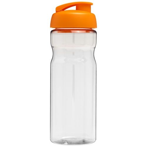 PF210045-8H2O Active® Base 650 ml Sportflasche mit Klappdeckel_ transparent_orange