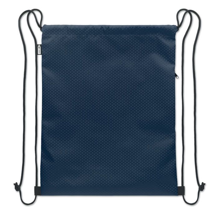 MO2920-04Daykit Beutel mit Kordelzug 420D RPET_ blau