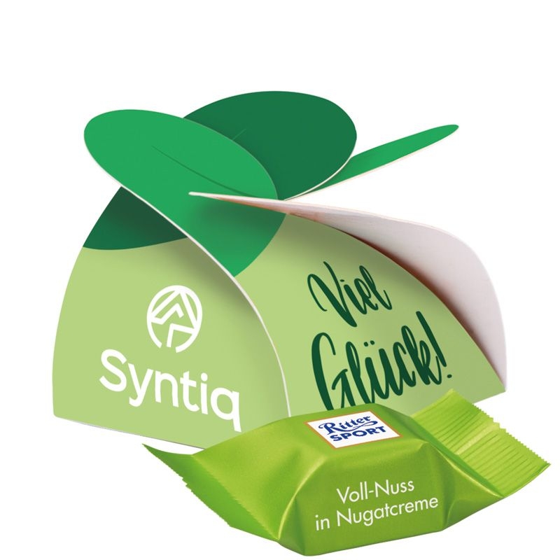 JG10250-3Kleines Praesent Ritter SPORT_ Ritter Sport Schokowuerfel_ Vollnuss Nougatcreme