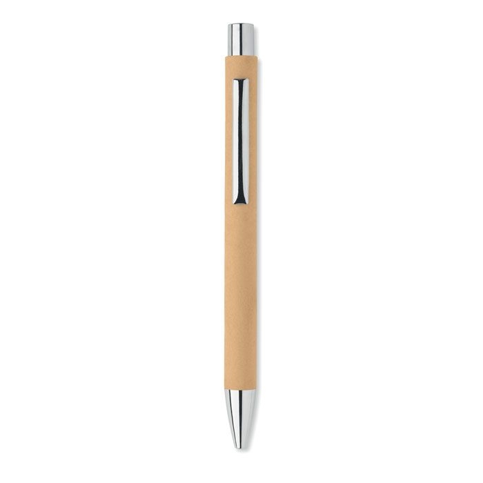 MO2067-13Olympia Druckkugelschreiber recycelt_ beige