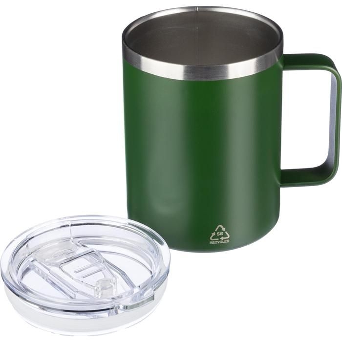 GI1097560-03Doppelwandiger Becher aus Edelstahl _300 ml_ Renate_ grau