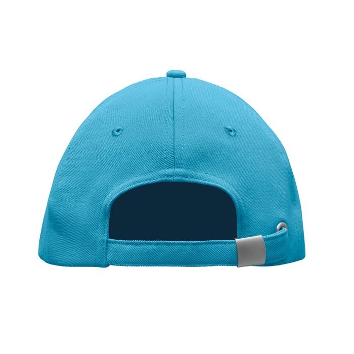 MO6831-12Senga RPET Baseball Kappe 5 Panels_ tuerkis