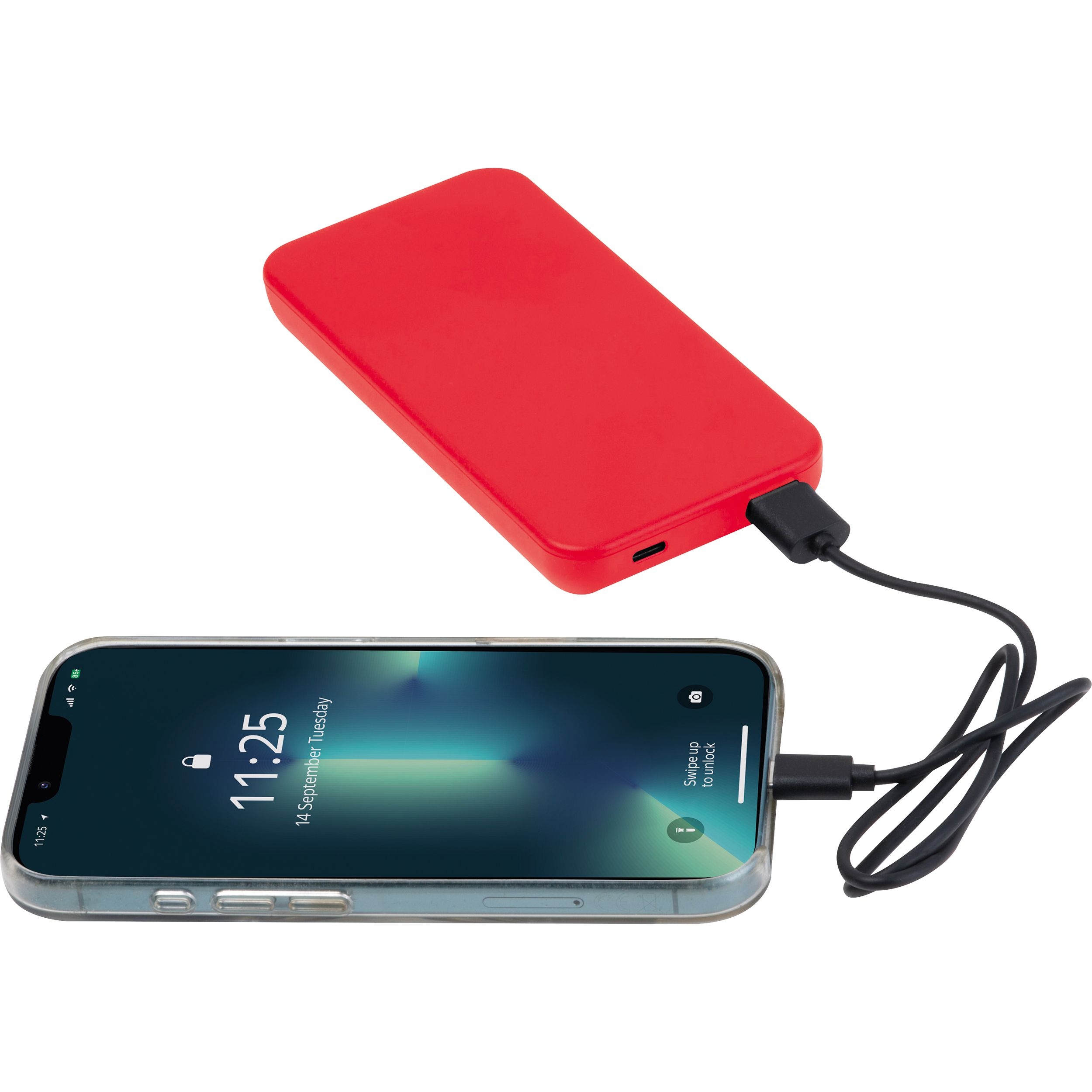 MA35494-05Recycelte Powerbank 10.000 mAh PRESTON_ rot