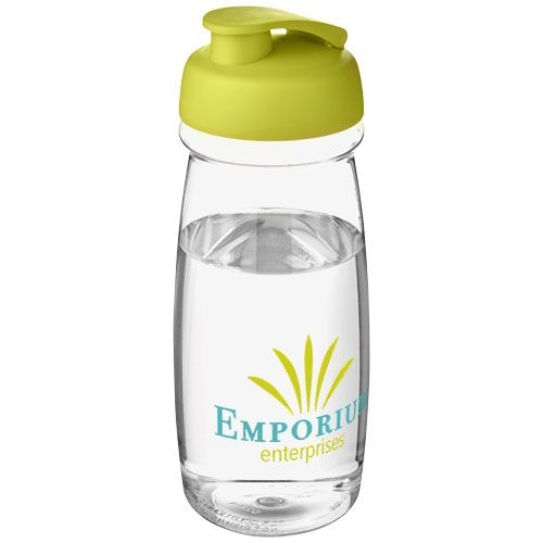 PF210054-20H2O Active® Pulse 600 ml Sportflasche mit Klappdeckel_ transparent_limone