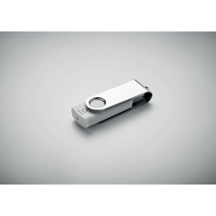 MO2080-06Techmate Rabs USB 16G recycelter ABS_ weiss_ 16 GB