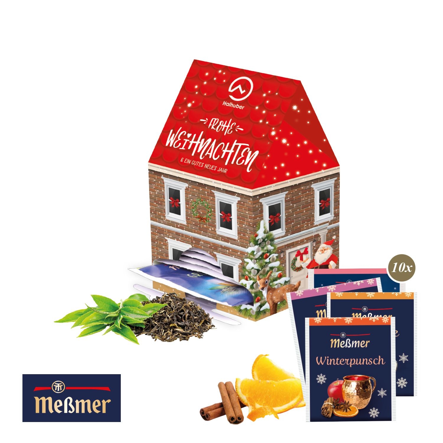 CD95426-01Tee-Haus „Mini“ mit Messmer Tee_ Teebeutel