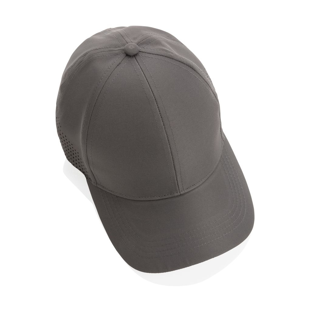 XDP453.25-2Impact AWARE™ rPET 6-Panel-Sportkappe_ grau