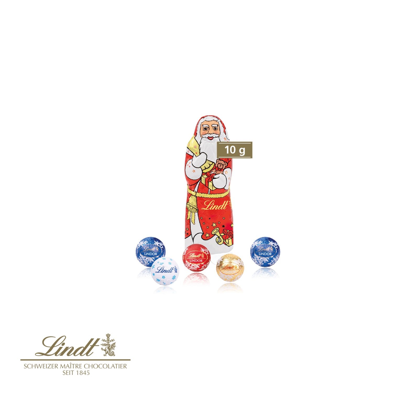CD95577-01Himmlische Weihnachtszeit _Nikolausmuetze_ Lindt Weihnachtsmix