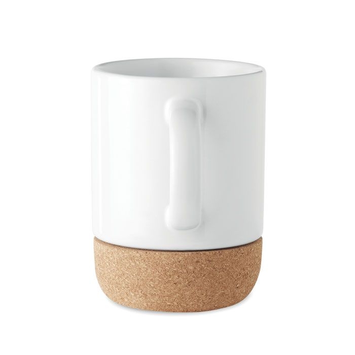 MO6323-06Subcork Keramikbecher Subli mit Kork_ weiss