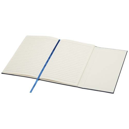 PF107920-1Alejandra A5 Hardcover Notizbuch aus recyceltem Leder_ Ozeanblau