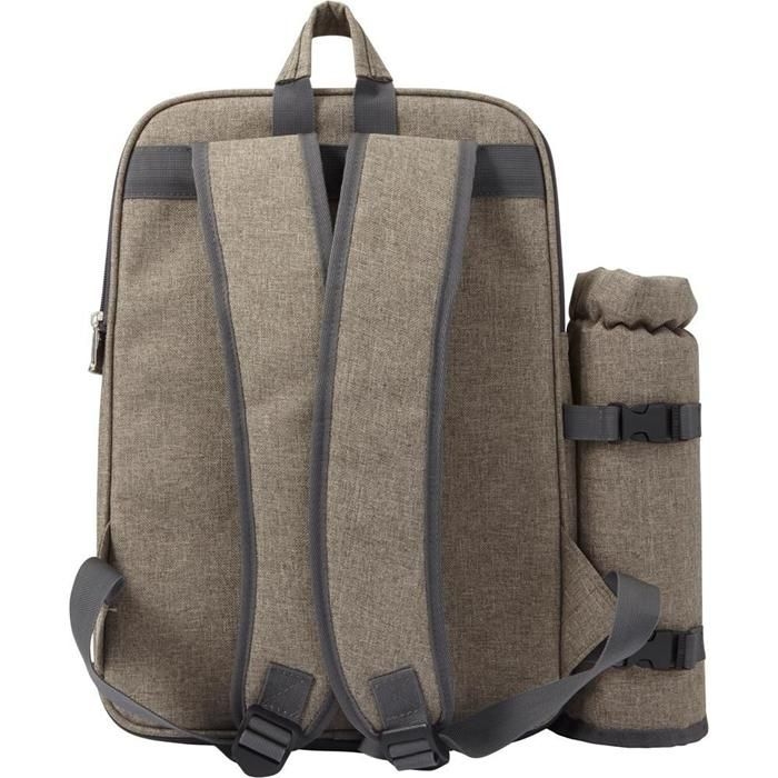 GI7613-27Picknick-Rucksack aus Polyester Allison_ hellgrau