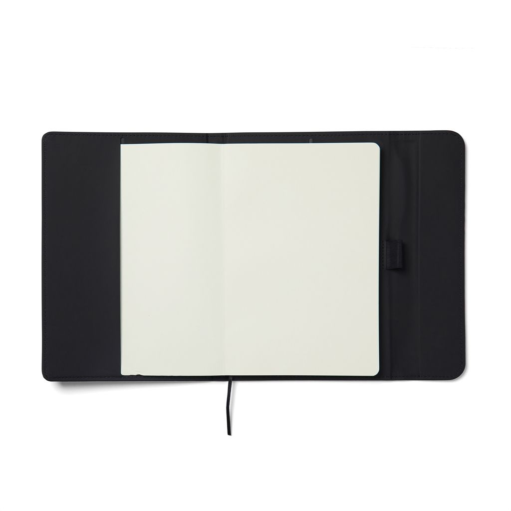 XDV77310-1VINGA Baltimore GRS-zertifiziertes Papier _ PU-Notizbuch_ schwarz