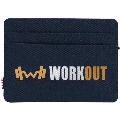 PF120756-1Herschel Charlie Kartenhalter aus recyceltem RFID_ navy