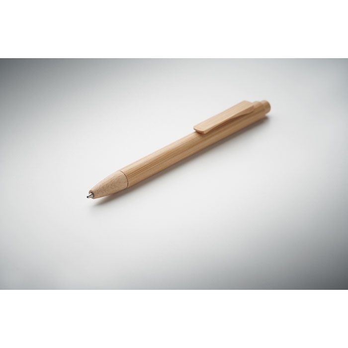 MO2606-40Mambo Druckkugelschreiber Bambus_ holz