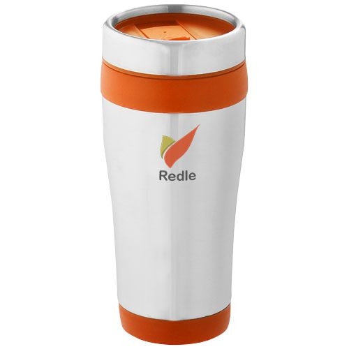 PF100310-5Elwood 410 ml Isolierbecher_ silber_orange