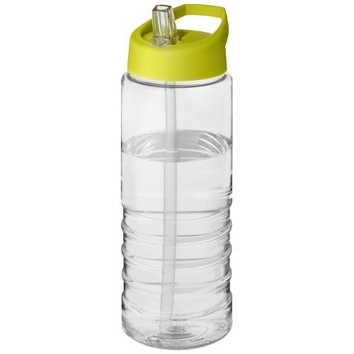 PF210877-8H2O Active® Treble 750 ml Sportflasche mit Ausgussdeckel_ transparent_limone