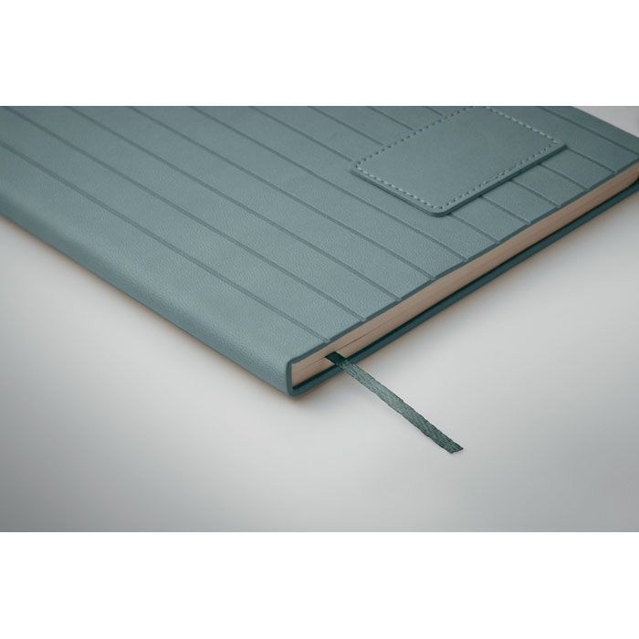 MO2663-20Tintray DIN A5 Smokey Notizbuch PU_ petrol