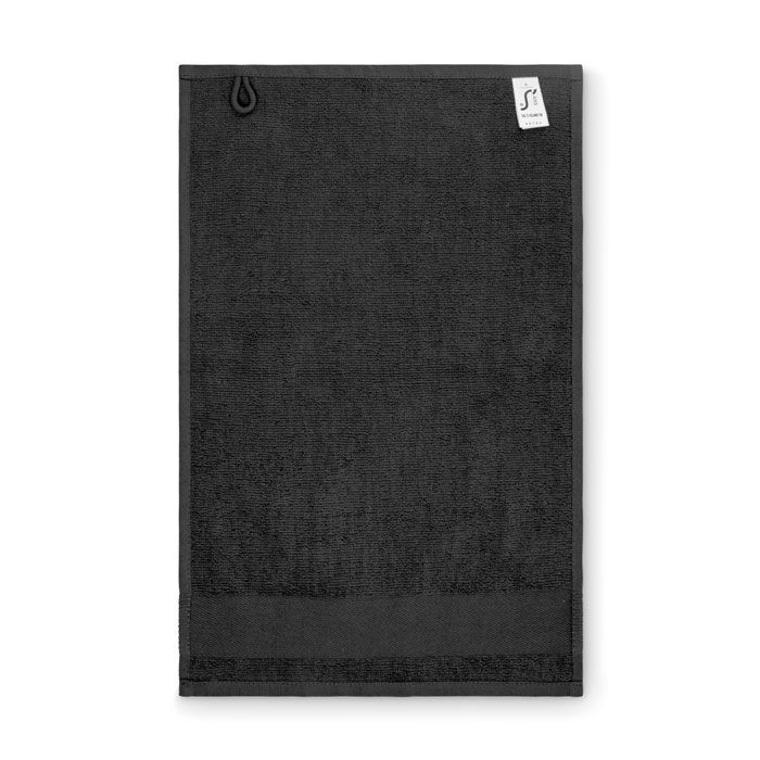 MO2764-03Island 30 Gaestehandtuch Baumwolle 30X50cm_ schwarz