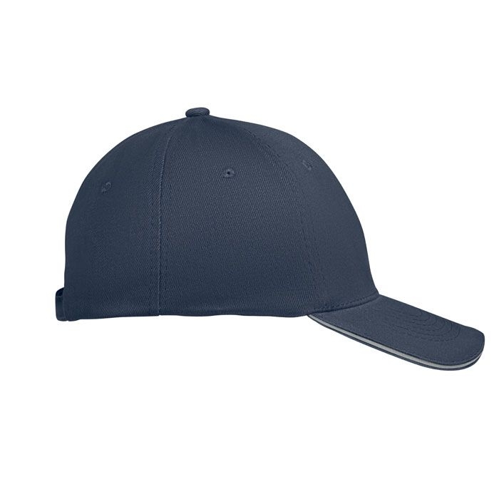 MO1464-54Buffalo 6-Panel-Baseball-Cap_ weiss_dunkelblau