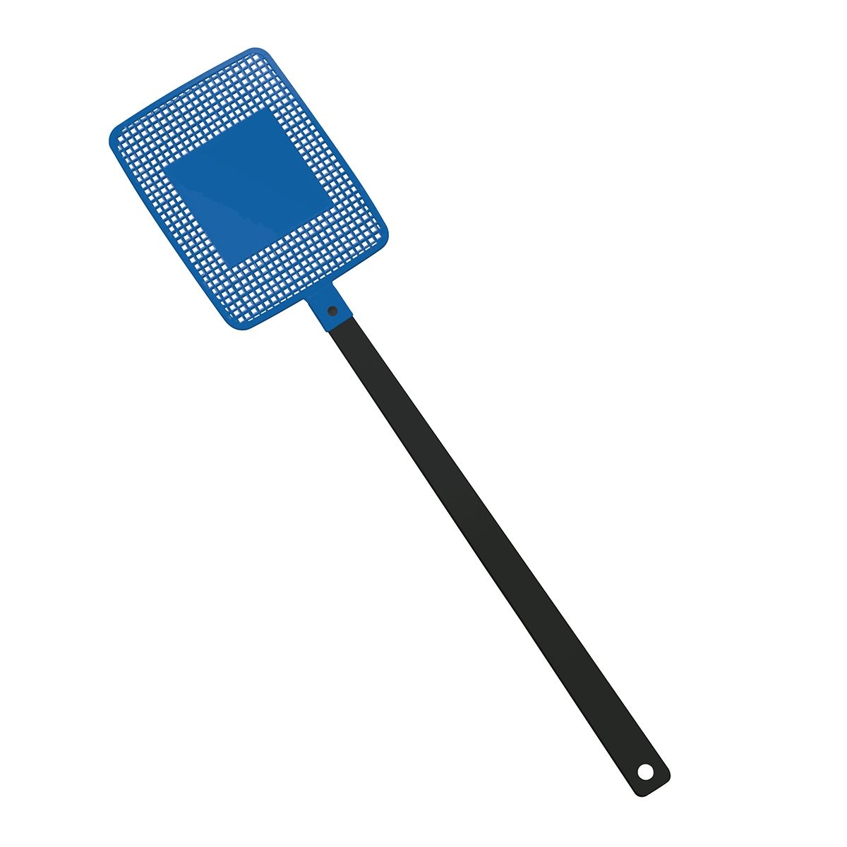 HE7806-6-3Fliegenklatsche _Rechteck_ schwarz_ blau