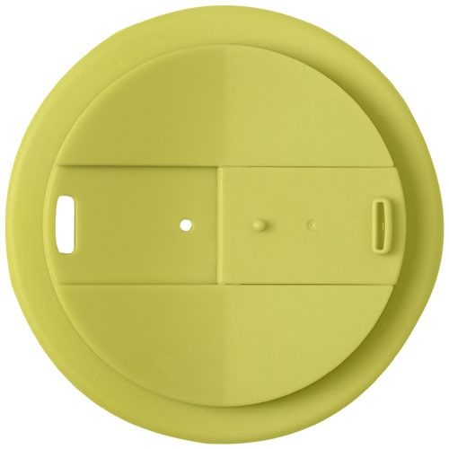 PF210455-5Americano® Espresso Eco 250 ml recycelter Isolierbecher mit auslaufsicherem Deckel _ schwarz_limone