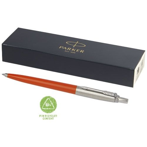 PF107865-4Parker Jotter Recycled Kugelschreiber _schwarze Mine_ orange