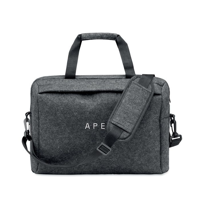 MO2165-15Plana 13_ Laptop Tasche RPET-Filz_ steingrau