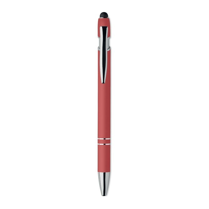 MO2798-05Siparo Druckkugelschreiber mit Stylus_ rot
